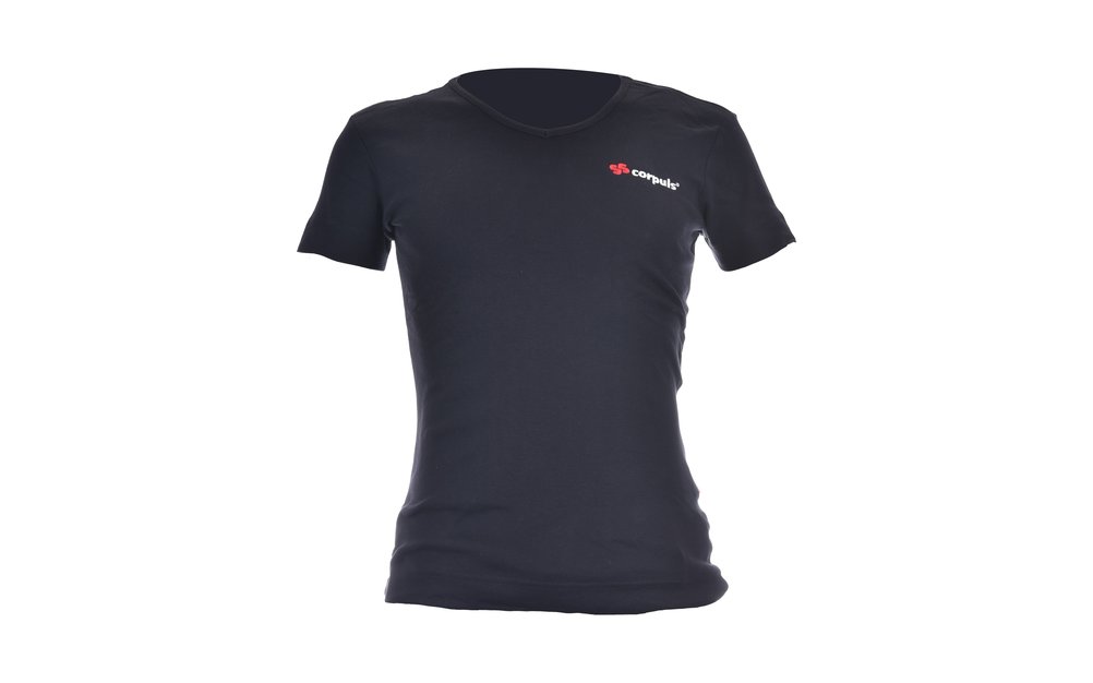 Schwarzes T-Shirt von Engelbert Strauss von corpuls