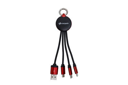 3-in-1 Ladekabel mit Beleuchtung | Online kaufen im corpuls Shop